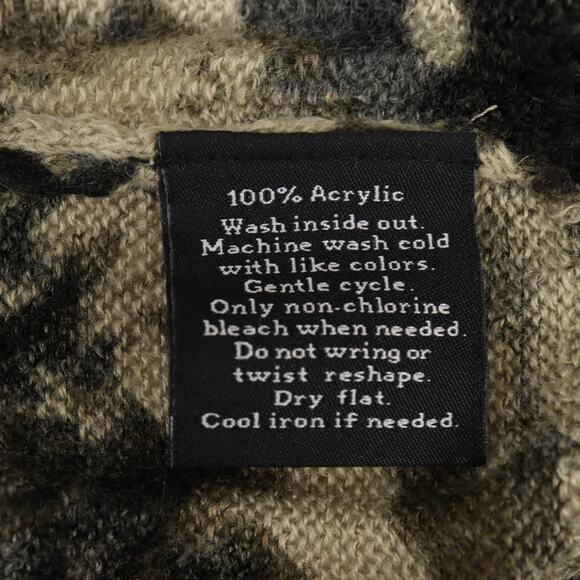 NWT Rock & Republic Womens Army Camo Sweater 1X Boxy Lightweight Grunge Punk - Picture 10 of 13